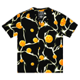 thumbnail image 1 of Dragon Ball Z Dragon Balls Short Sleeve Black Button-Down Shirt-Medium, 1 of 4