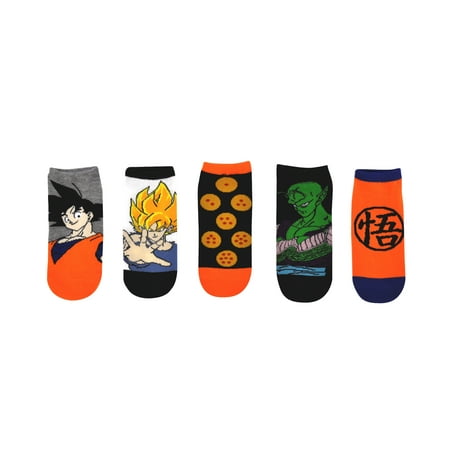 Dragon Ball Z Essentials 5 Pair Pack Lowcut Socks