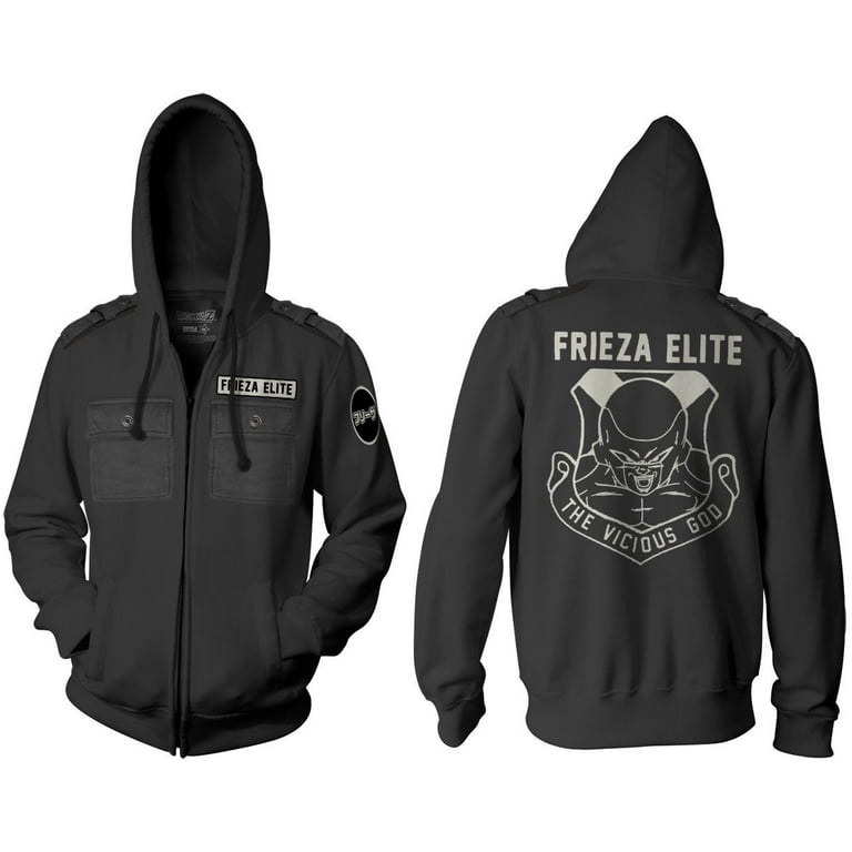 Dragon Ball Z Frieza Elite The Vicious God Men s Black Hoodie X