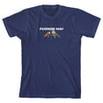 thumbnail image 1 of Dragon Ball Z Fusion Ha! Youth Boy's Navy Crew Neck T-Shirt-Large, 1 of 4