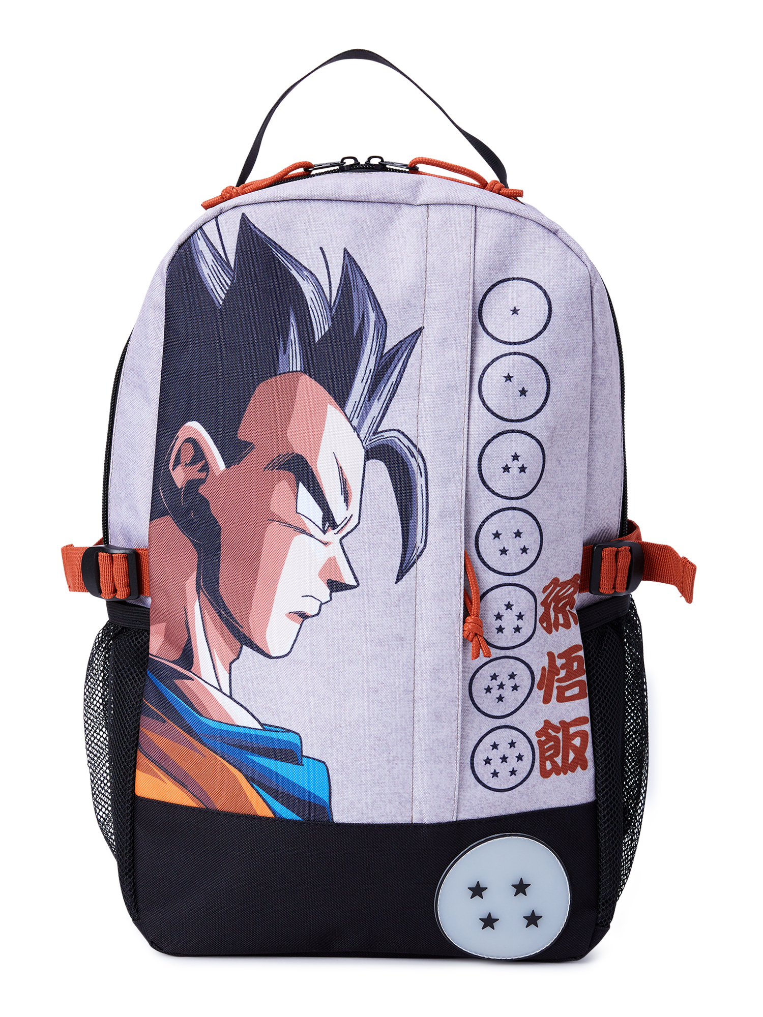 Dragon Ball Z Gohan Unisex 18" Laptop Backpack, Grey Black - image 1 of 5