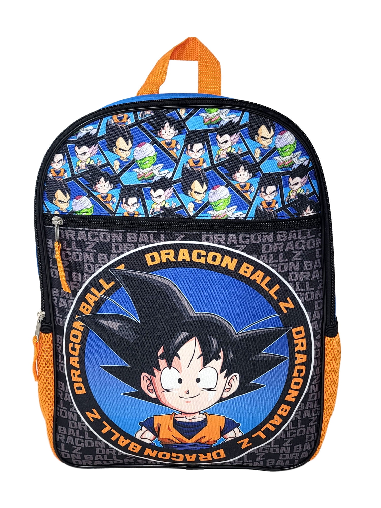 Dragon Ball Z Kids' Backpack with Lunch Bag 4-Piece Set Multi