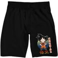 thumbnail image 1 of Dragon Ball Z Goku Earth Men's Black Sleep Pajama Shorts-Large, 1 of 4