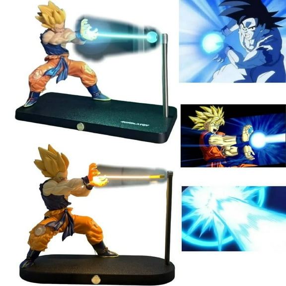 Dragon Ball Z Goku Magnetic Lamp Night Light USB Powered Anime LED Light Collectible Kamehameha Energy Wave Design for Room Decor Office Display Gamer Desk Setup Perfect Gift for Dragon Ball Lovers