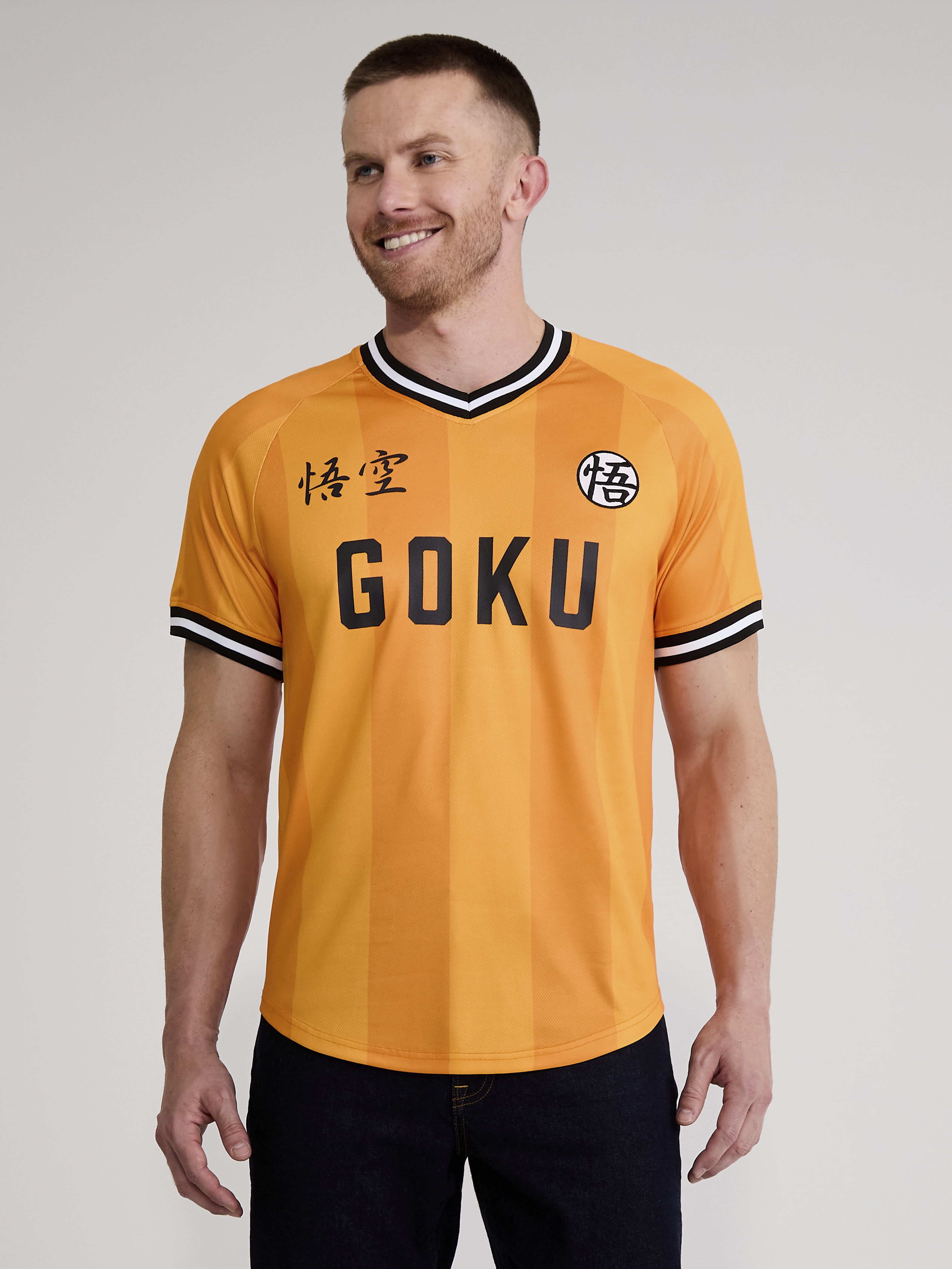 Dragon Ball Z Goku Men's & Big Men's Graphic Soccer Jersey