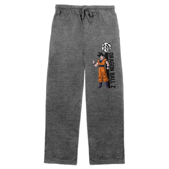 Dragon Ball Z Goku Men's Heather Gray Pajama Pants-XXL