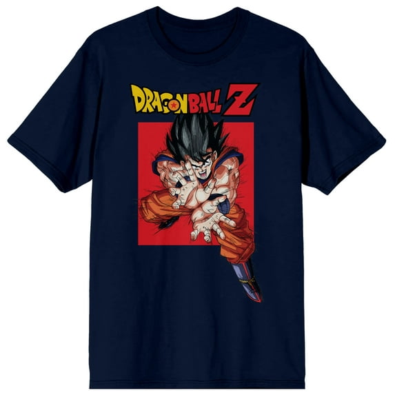 Dragon Ball Z Goku Men's Navy Graphic Tee - L
