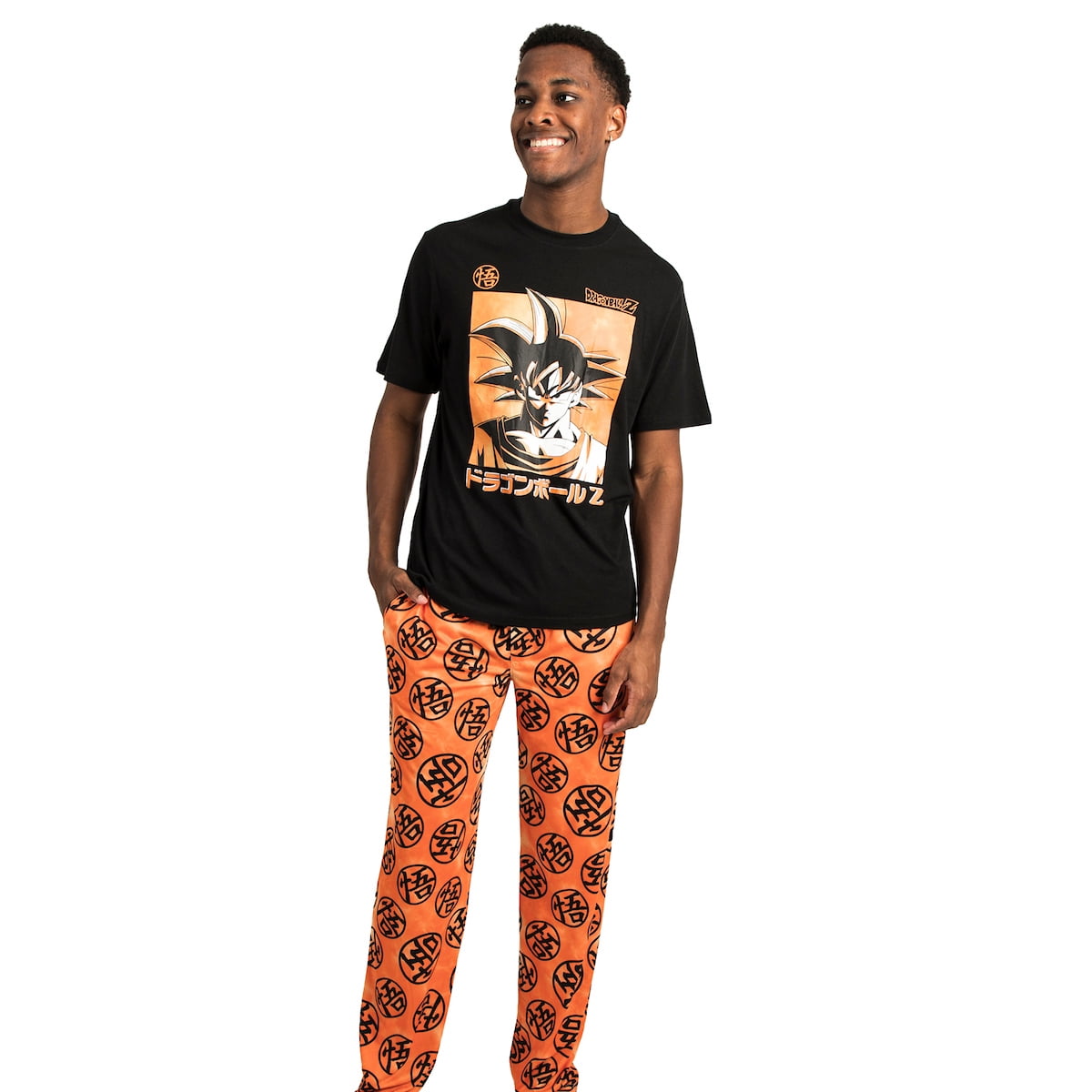 Dragon Ball Z Mens Goku Long Pyjama Set 