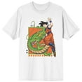 thumbnail image 1 of Dragon Ball Z Goku Men's White Graphic Tee - 5XL, 1 of 4