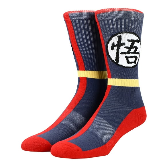 Dragon Ball Z Goku Symbol Casual Crew Socks for Men