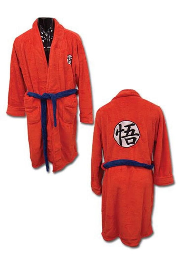 Dragon Ball Z Goku Uniform Bathrobe Adult One Size Fits Most