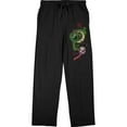 thumbnail image 1 of Dragon Ball Z Goku and Dragon Men's Black Graphic Sleep Pajama Pants-X-Large, 1 of 3