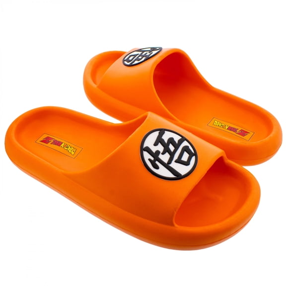 Dragon Ball Z Goku's Symbol Slip On Comfort Slides-Men's 12/13