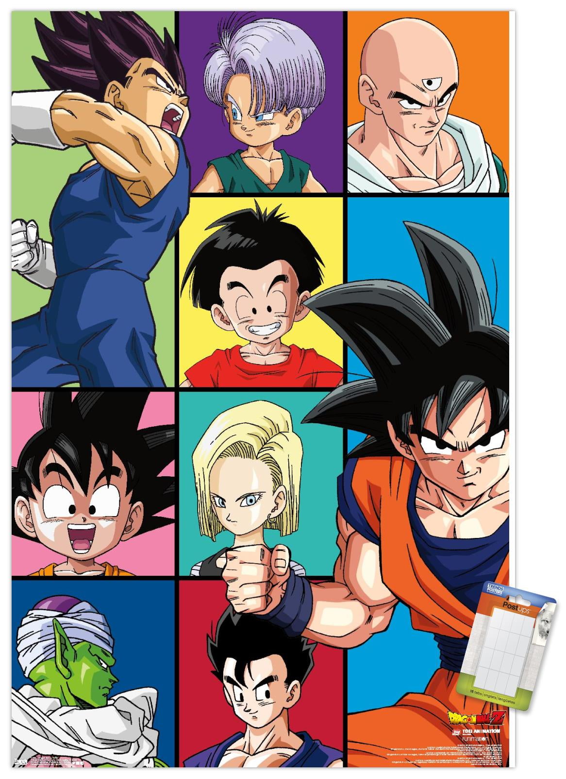 Dragon Ball Z Characters Poster