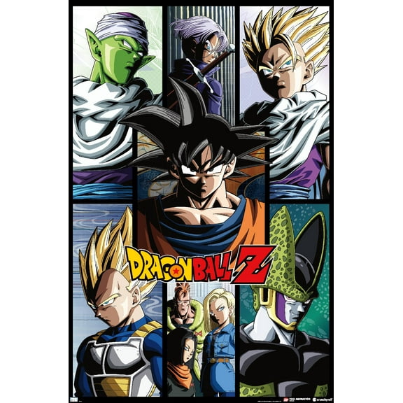 Dragon Ball Z - Grid Wall Poster, 22.375" x 34"