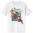 thumbnail image 1 of Dragon Ball Z Group Gradient Men's White T-Shirt - M, 1 of 4