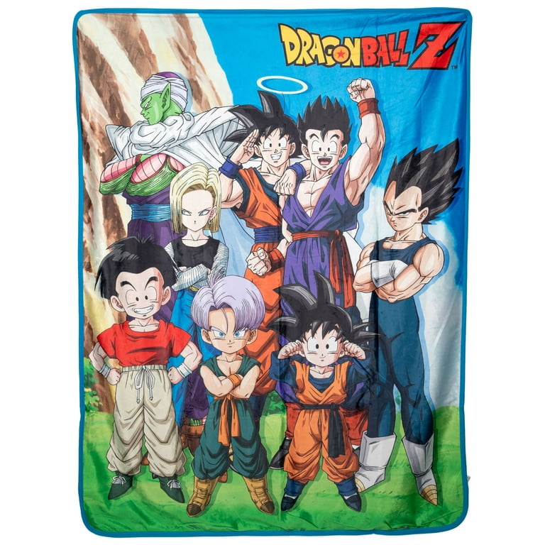 Dragon Ball Z Group Sublimation Throw Blanket Walmart