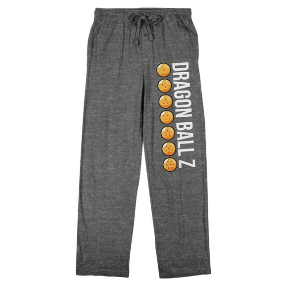 Dragon Ball Z Icons Men's Charcoal Heather Drawstring Sleep Pants-XL
