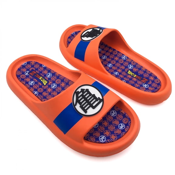 Dragon Ball Z Kame Symbol Men's Cloud Comfort Foam Slide Sandals-Mens Medium (9/10)