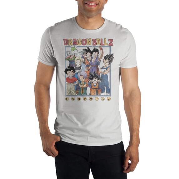 Dragon Ball Z Kanji Characters Men's T-Shirt -M