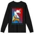 thumbnail image 1 of Dragon Ball Z Kanji Grid Black Graphic Long Sleeve Tee- M, 1 of 2