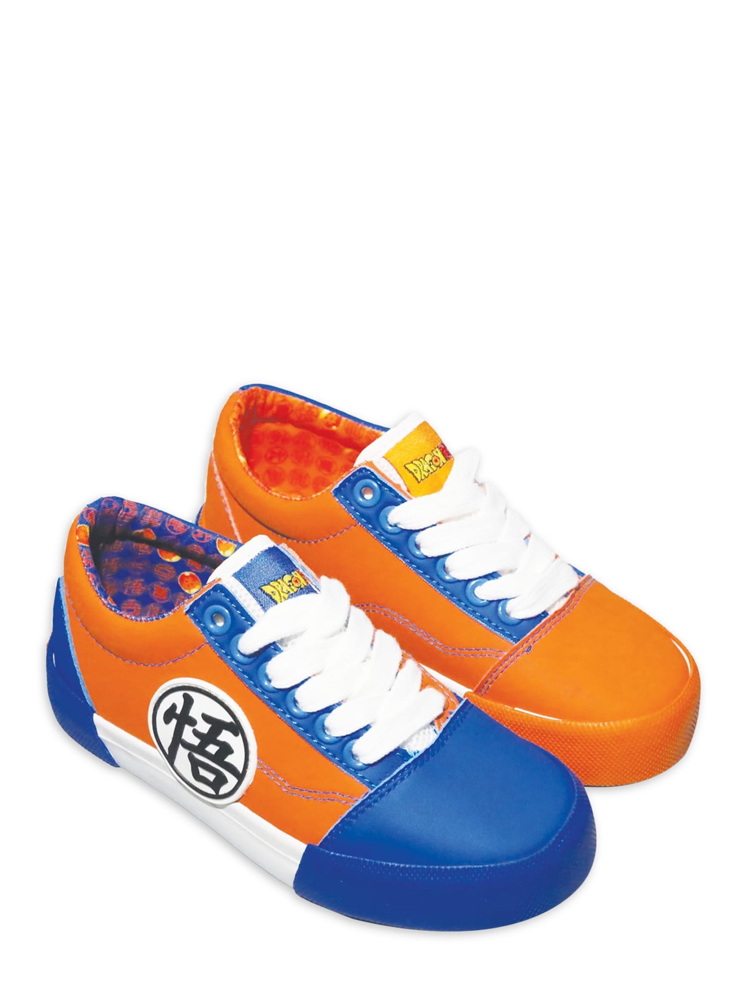 Dragon Ball Z Little Boy & Big Boy Canvas Low-Top Sneaker, Sizes 11-7