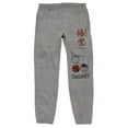 thumbnail image 1 of Dragon Ball Z Logo & Kanji Text Men's Athletic Heather Jogger Pants -XXL, 1 of 7