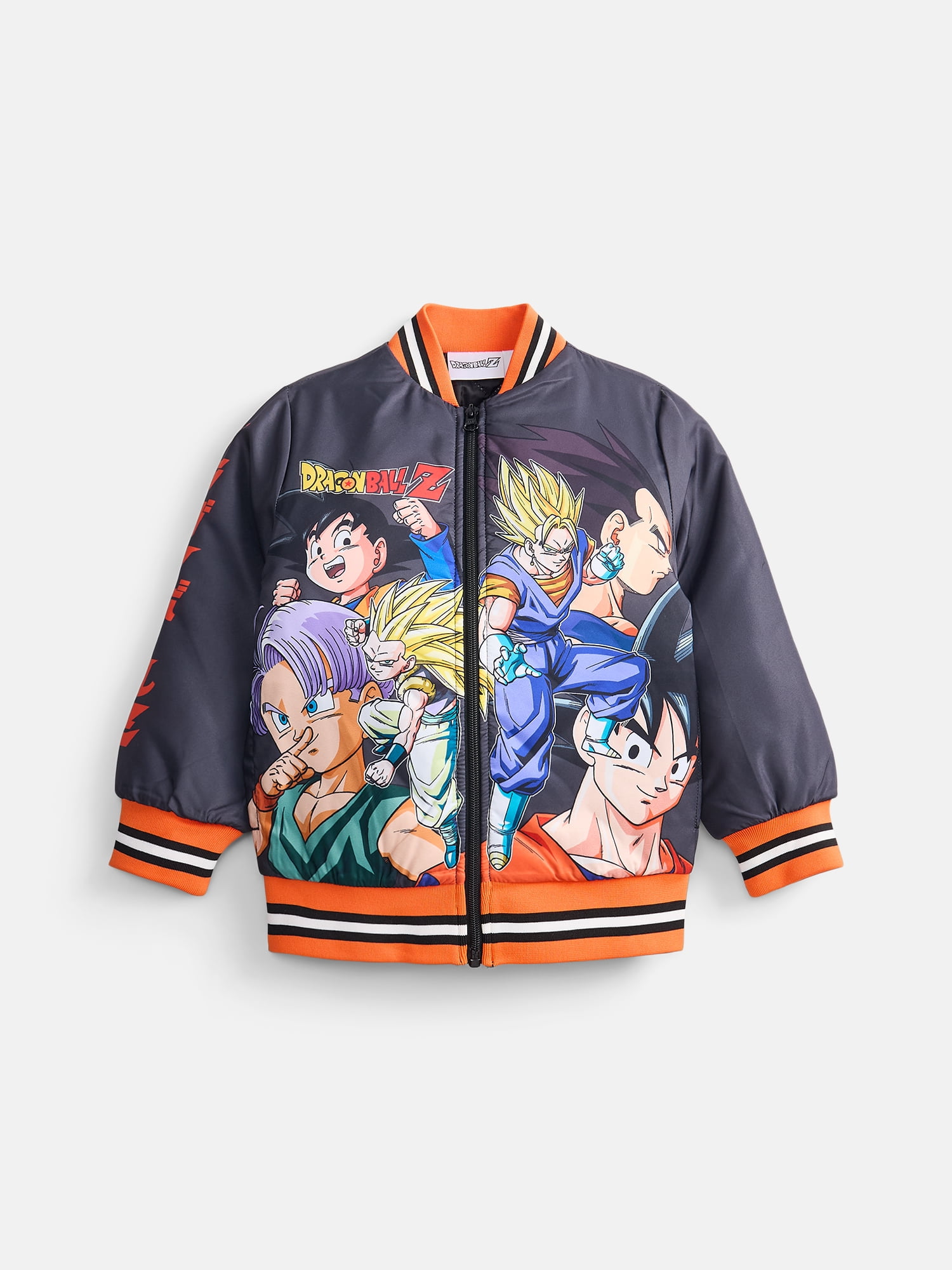 Dragon Ball Z Boys Jacket with Long Sleeves, Sizes 4-12
