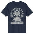 thumbnail image 1 of Dragon Ball Z Master Roshi Turtle School Men's Navy Heather T-shirt-Medium, 1 of 4