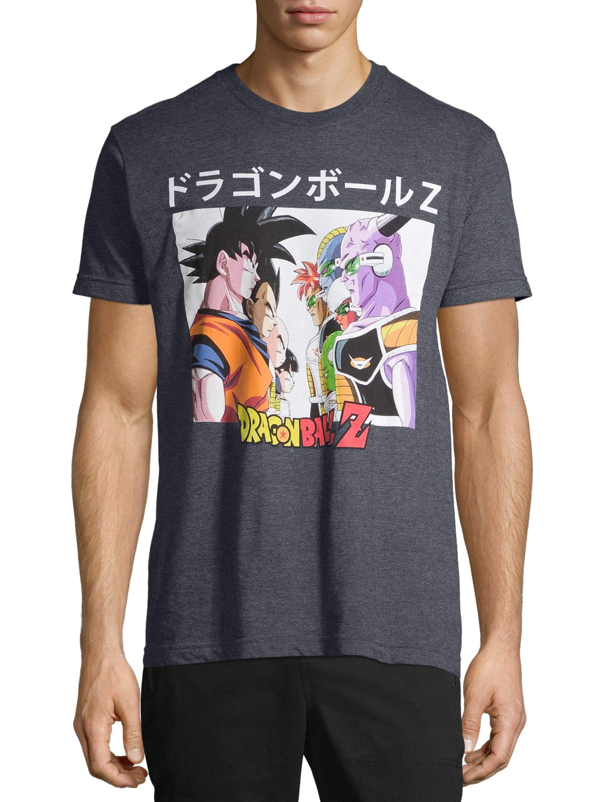  Dragon Ball Z Anime Cartoon Character Group Men's Short Sleeve  Graphic Tee Shirt : Clothing, Shoes & Jewelry