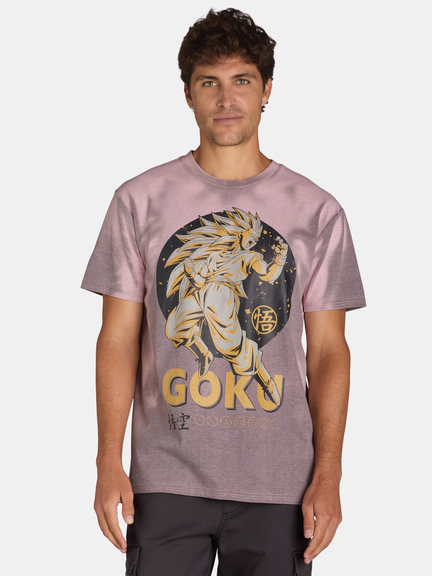 Dragon Ball Z Men's & Big Men's Goku Graphic Tee with Heat Reactive Color Change Fabric and s, Sizes XS-3XL