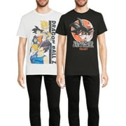 Dragon Ball Z Men's & Big Men's Graphic T-Shirt, 2-Pack, Sizes S-3XL