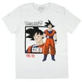 thumbnail image 1 of Dragon Ball Z Men's Goku Saiyan Warrior Adult Short Sleeve T-Shirt, 1 of 3