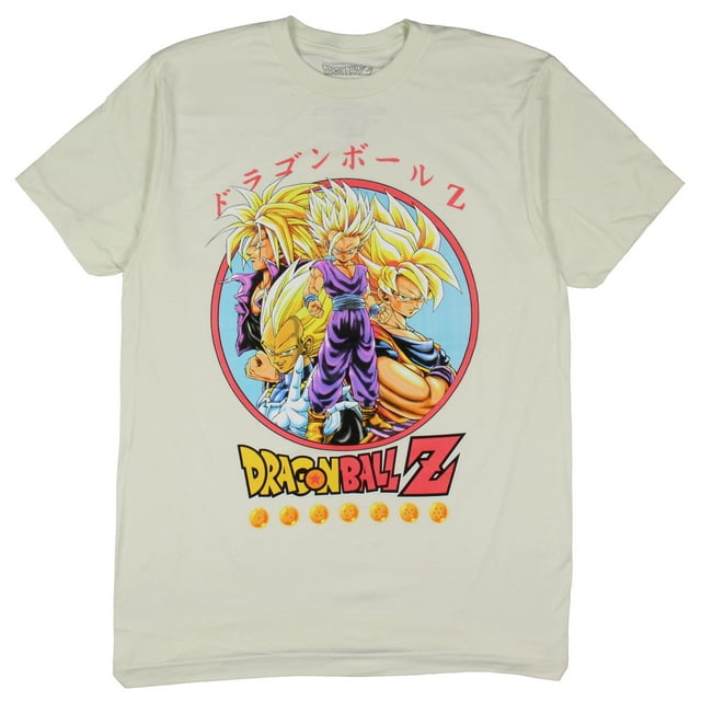 Dragon Ball Z Men's Super Saiyan Goku Gohan Vegeta Trucks Poster T ...