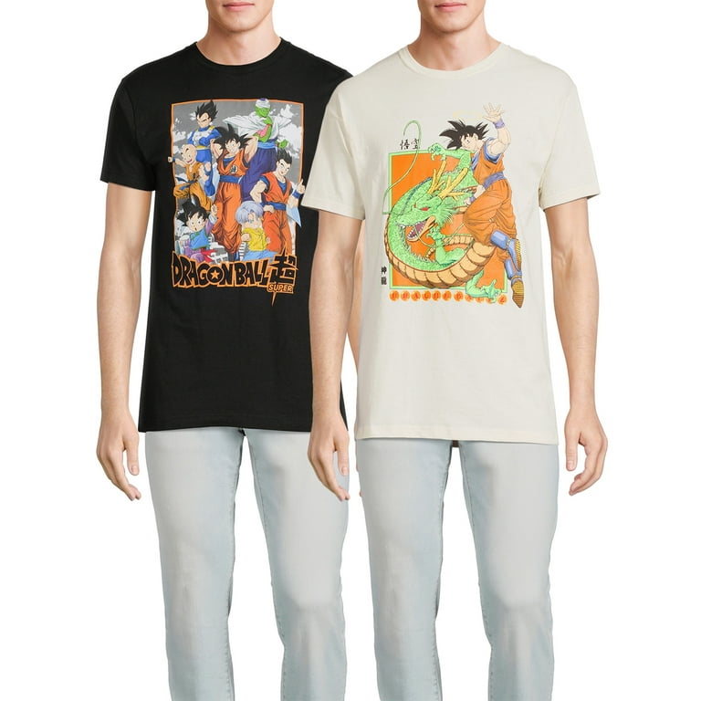 Dragonball characters illustration, Goku Vegeta T-shirt Gohan
