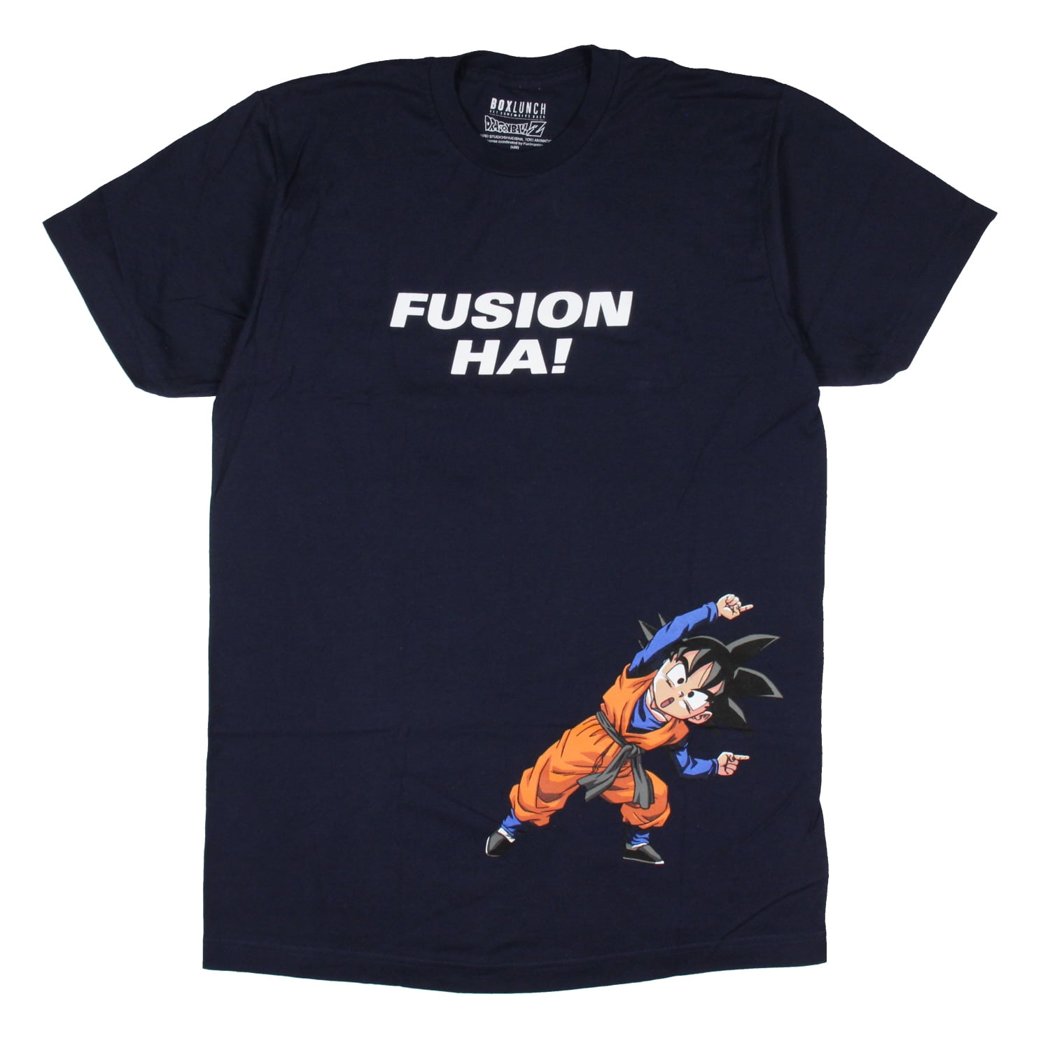 Dragon Ball Z Mens' Fusion Ha! Goku Dancing Graphic Print T-Shirt, XS 