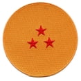 thumbnail image 1 of Dragon Ball Z Orange 3 Stars Anime Patch GE-44123, 1 of 2