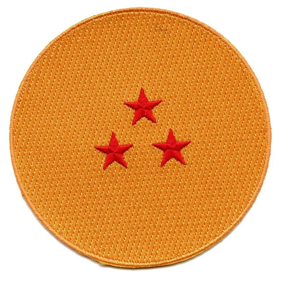 Dragon Ball Z Orange 3 Stars Anime Patch GE-44123