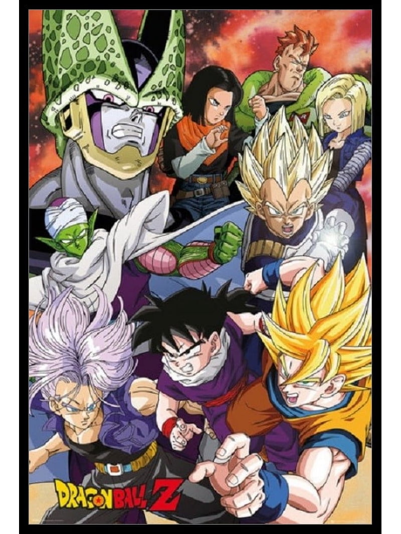 Dragon Ball Z Perfect Cell Saga Laminated & Framed Poster (24 x 36