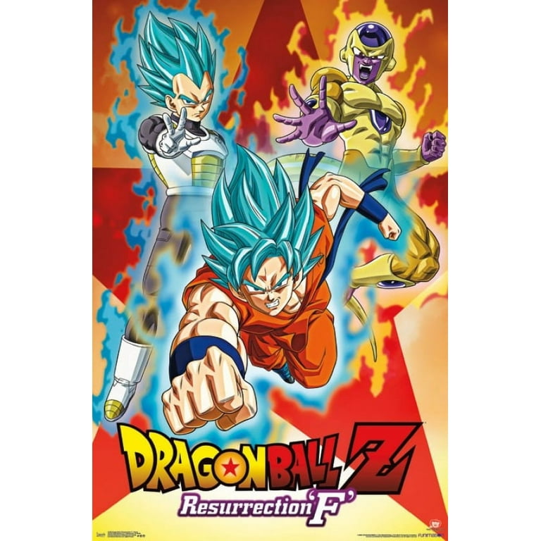 Dragon Ball Z Resurrection F - Group Laminated Poster Print (22 x 34) 
