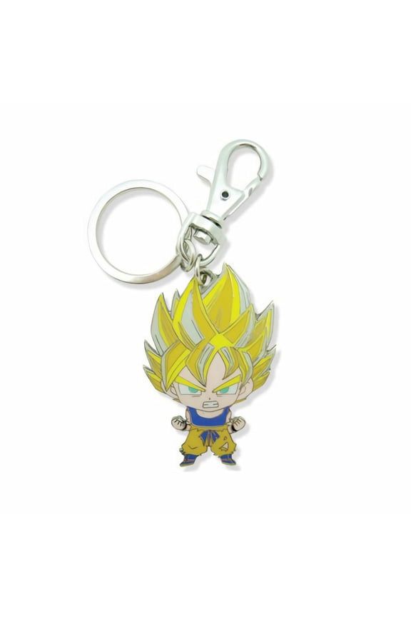 Dragon Ball Z: Sd Super Saiyan Goku Metal Keychain
