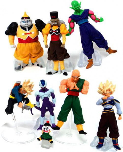 Action Dragon Ball DBZ Z - Set Of 7 Conflict Mini Detailed PVC