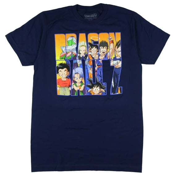 Dragon Ball Z Shirt Men's Son Goku Piccolo Gohan Goten Short Sleeve Tee