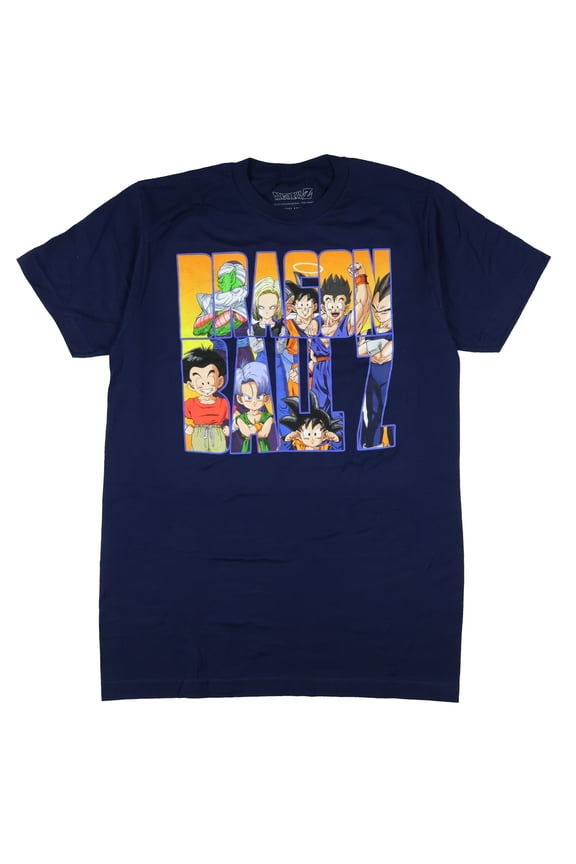 Dragon Ball Z Shirt Men's Son Goku Piccolo Gohan Goten Short Sleeve Tee