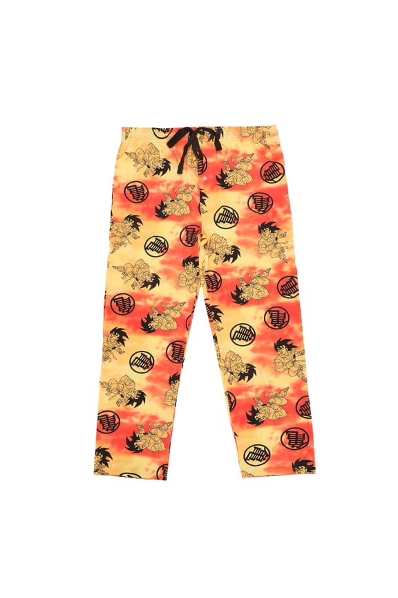 Dragon Ball Z Son Goku All-Over Print Men's Sleep Pajama Pants-XXL