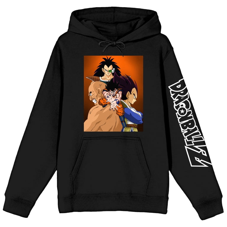 稀少 DRAGON BALL パーカー Msize ブラック Dragon Ball Z Super Saiyan Character Art Men's Black Sweatshirt