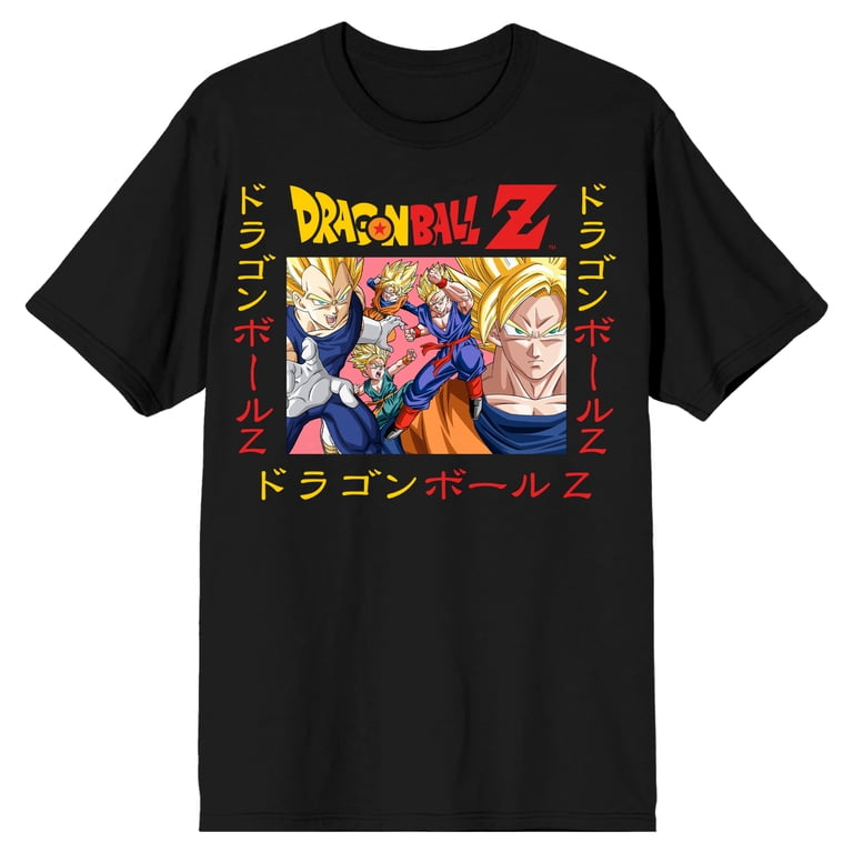 Dragonball z Tshirt ドラゴンボール　Tシャツ Dragon Ball Z Super Saiyan Heroes Men's Black T-shirt-6XL