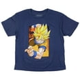 thumbnail image 1 of Dragon Ball Z T-Shirt Boys' Goku Flying Pose Short Sleeve Graphic Tee, 1 of 5