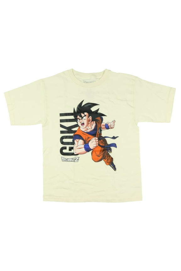 Dragon Ball Z T-Shirt Boys' Goku Running Scene Kids Anime Tee
