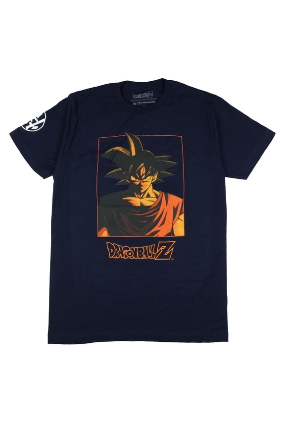 Dragon Ball Z T-Shirt Men's Goku Saiyan Character Design Adult Short Sleeve Tee